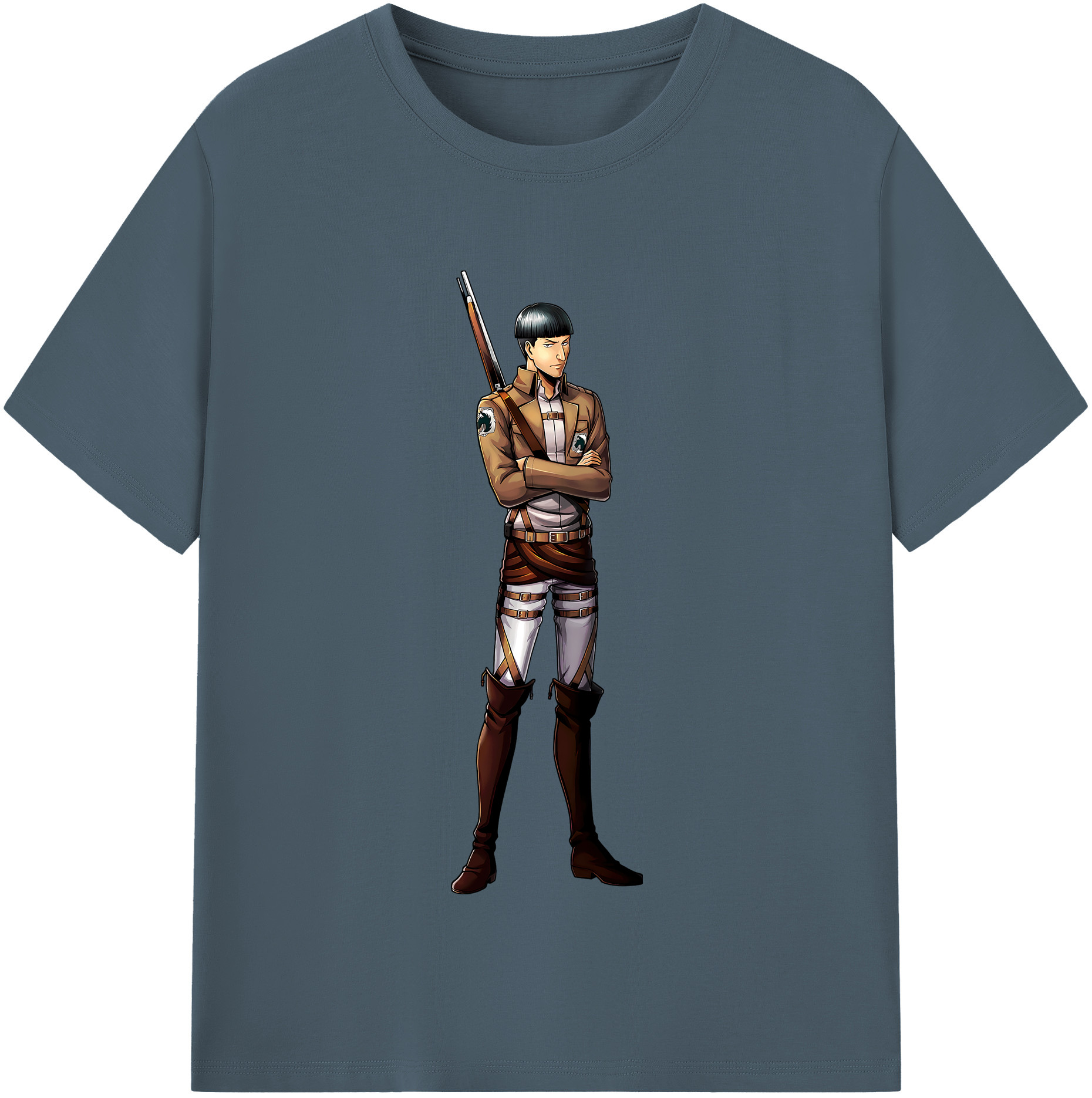 （画像用） 進撃の巨人 Attack on Titan 綿100％半袖Tシャツ（フロントプリント）